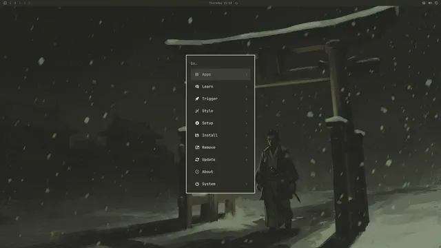 Omarchy menu