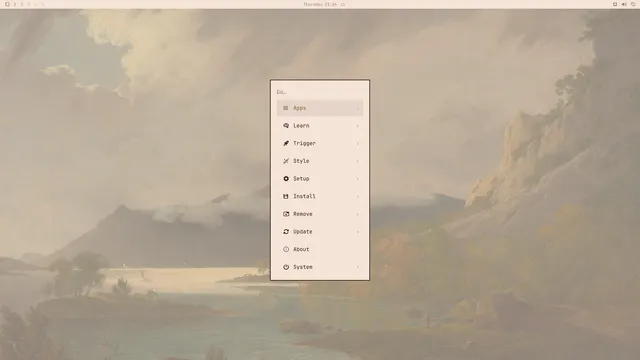 Omarchy menu