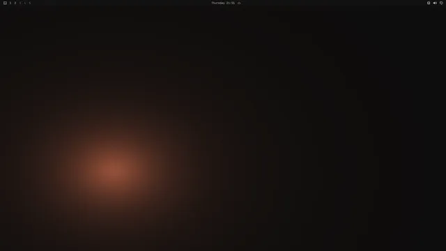 Empty desktop
