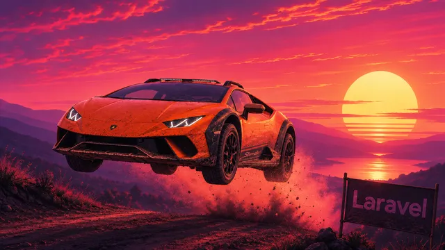 Laravel wallpaper: laravel lambo