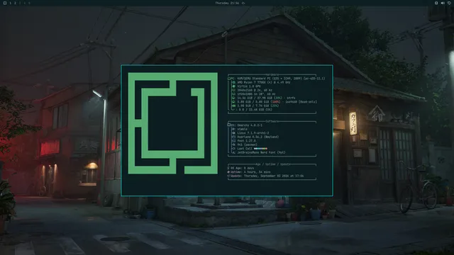 About window