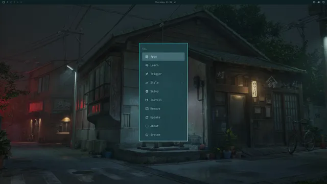 Omarchy menu