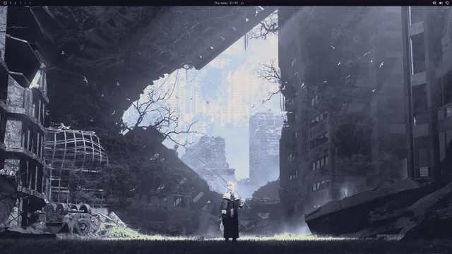 Empty desktop