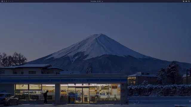 Empty desktop
