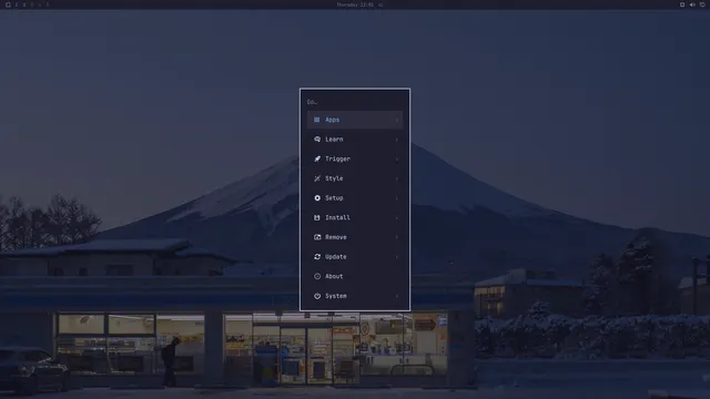 Omarchy menu