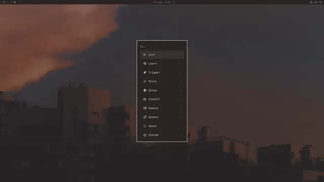 Omarchy menu