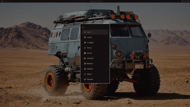 Omarchy menu
