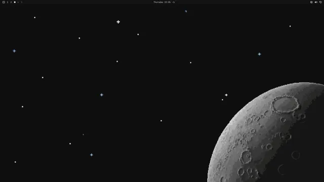 Empty desktop