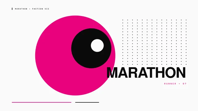 Marathon Light wallpaper: magenta circle