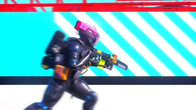 Marathon Light wallpaper: runner magenta pop