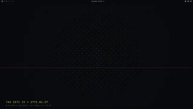 Empty desktop