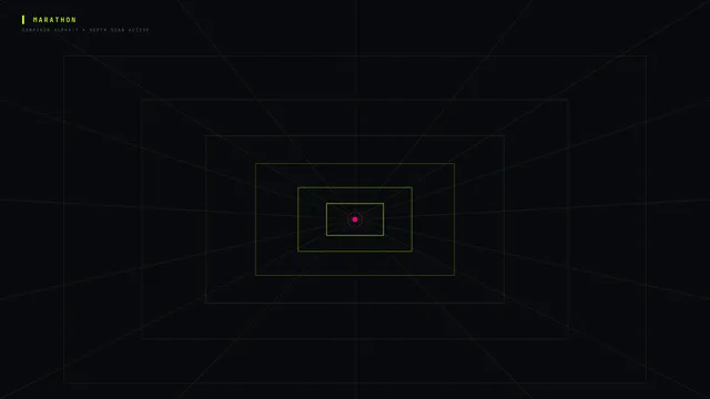 Marathon wallpaper: corridor perspective