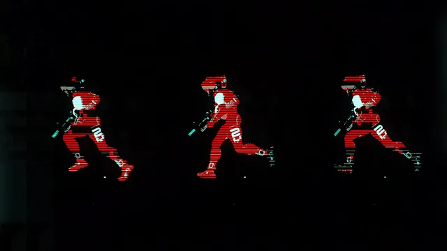 Marathon wallpaper: runner triptych