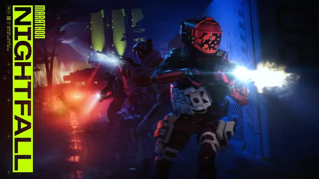 Marathon wallpaper: nightfall keyart