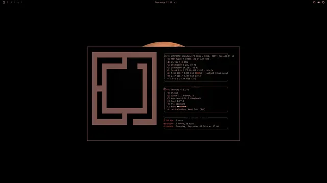 About window