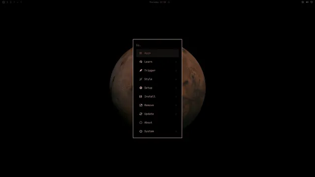 Omarchy menu