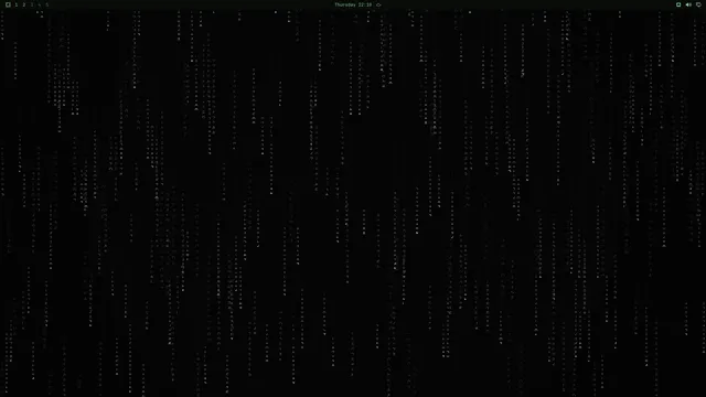 Empty desktop