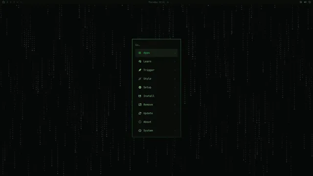 Omarchy menu
