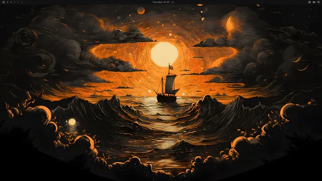 Empty desktop