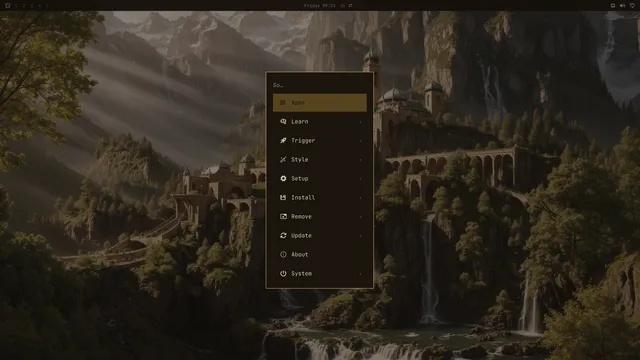 Omarchy menu