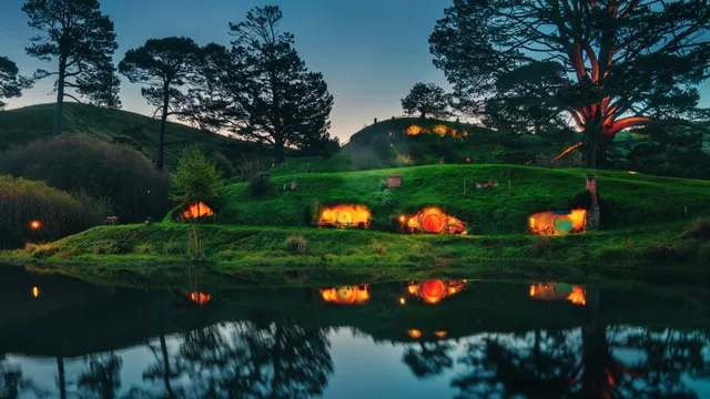 Middle Earth wallpaper: shire hobbiton