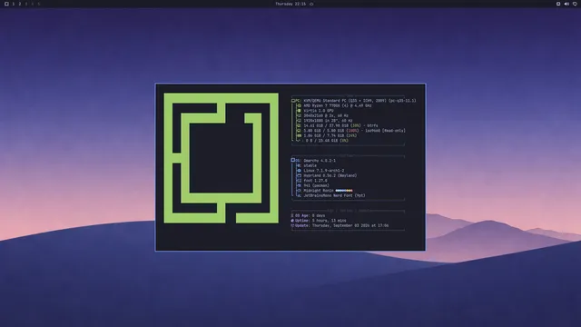 About window
