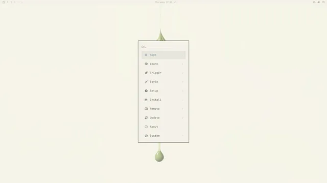 Omarchy menu