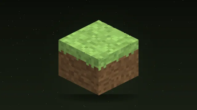 Minecraft wallpaper: block