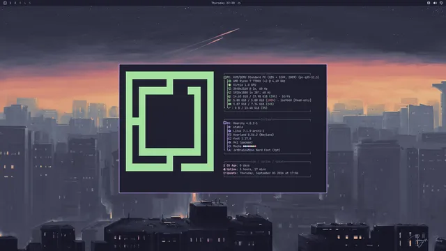 About window