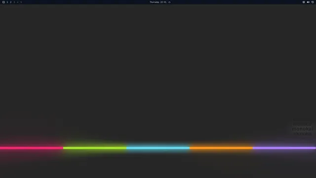 Empty desktop