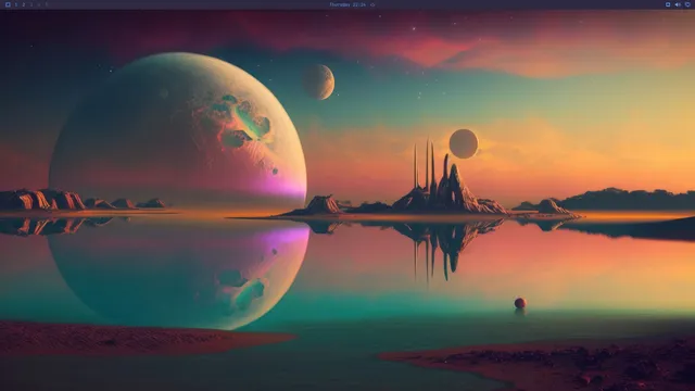 Empty desktop