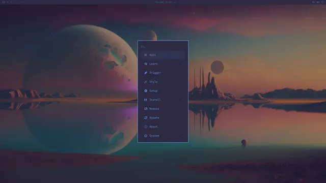 Omarchy menu