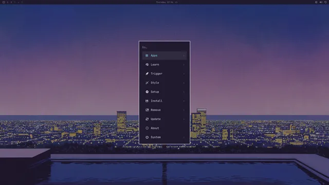 Omarchy menu