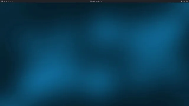 Empty desktop