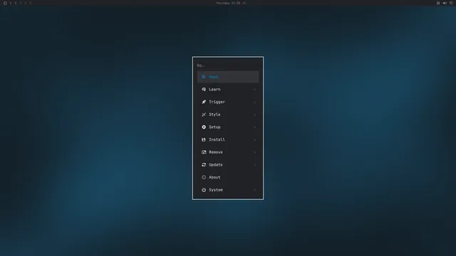 Omarchy menu