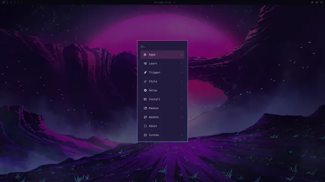 Omarchy menu