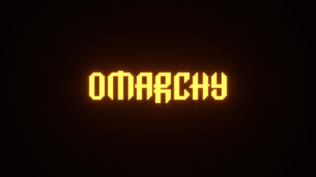 Neon Glow wallpaper: gold wordmark 4k