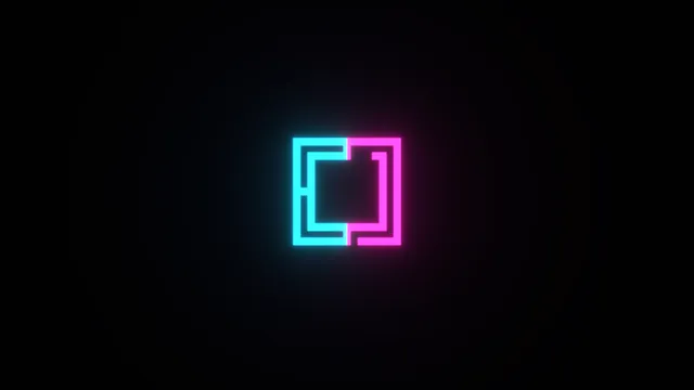 Neon Glow wallpaper: cyberpunk logo 4k