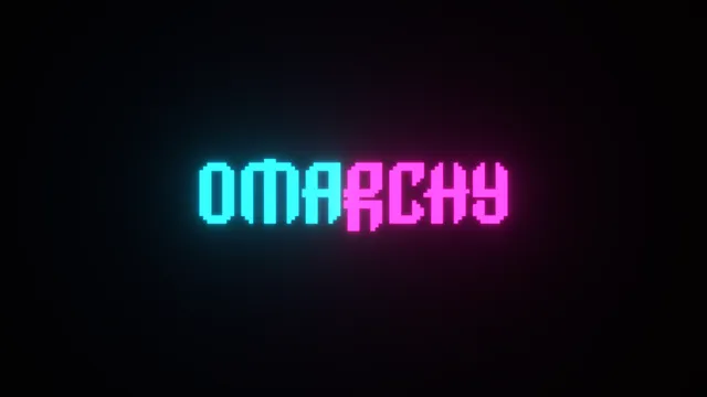 Neon Glow wallpaper: cyberpunk wordmark 4k