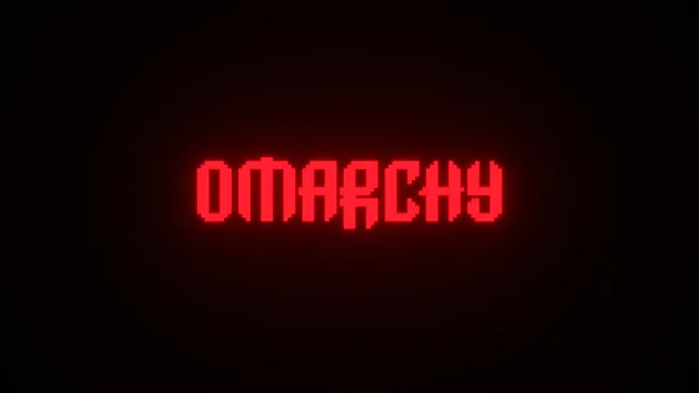 Neon Glow wallpaper: ruby red wordmark 4k