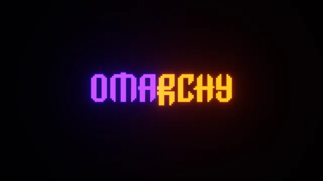 Neon Glow wallpaper: vaporwave wordmark 4k
