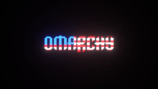 Neon Glow wallpaper: red white blue wordmark 4k