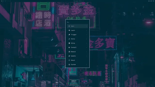 Omarchy menu