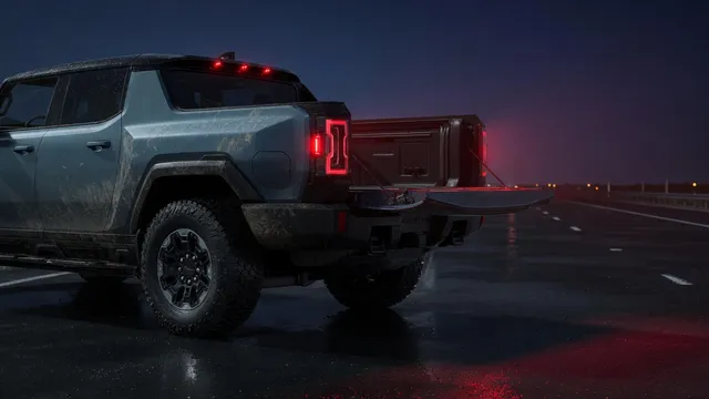 Neptune Blue wallpaper: pickup tailgate