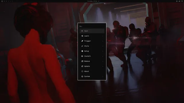 Omarchy menu