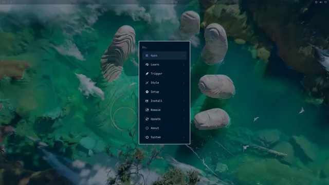 Omarchy menu