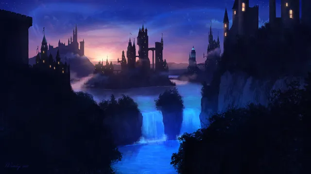 Night Owl wallpaper: city lights