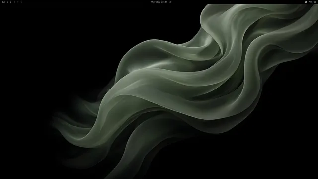 Empty desktop