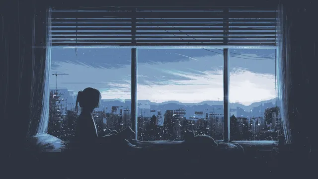 Nord wallpaper: city view