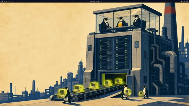 Empty desktop